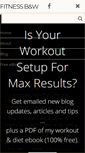 Mobile Screenshot of fitnessblackandwhite.com